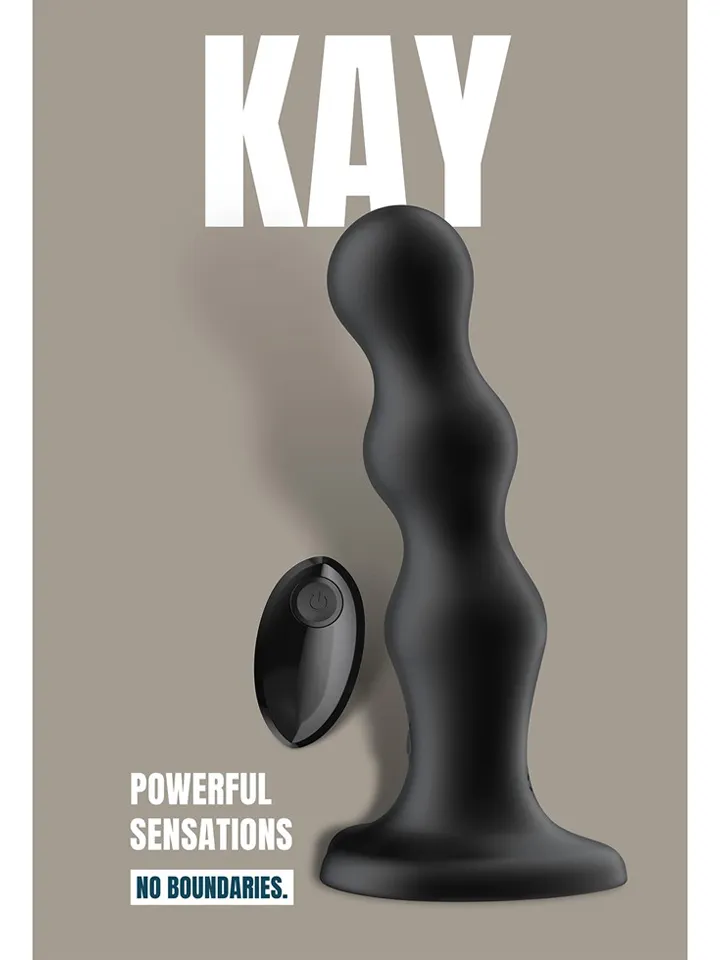 Kay Vibrator With Suction Cup 17,5 cm - Vibrierender Dildo 4 [full]