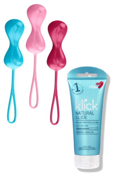 Kegel-Set Satisfyer Balls & RFSU Klick Gleitgel - Angebote 1