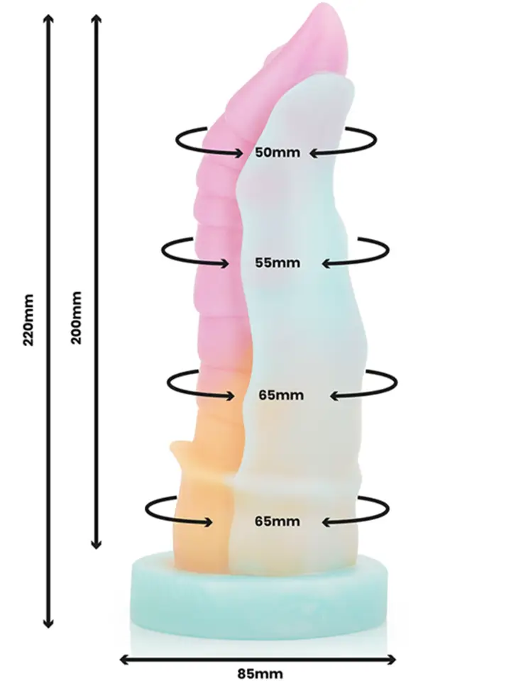 Kelpie Dildo Wassergeist 22 cm - Drachen-Dildo 2