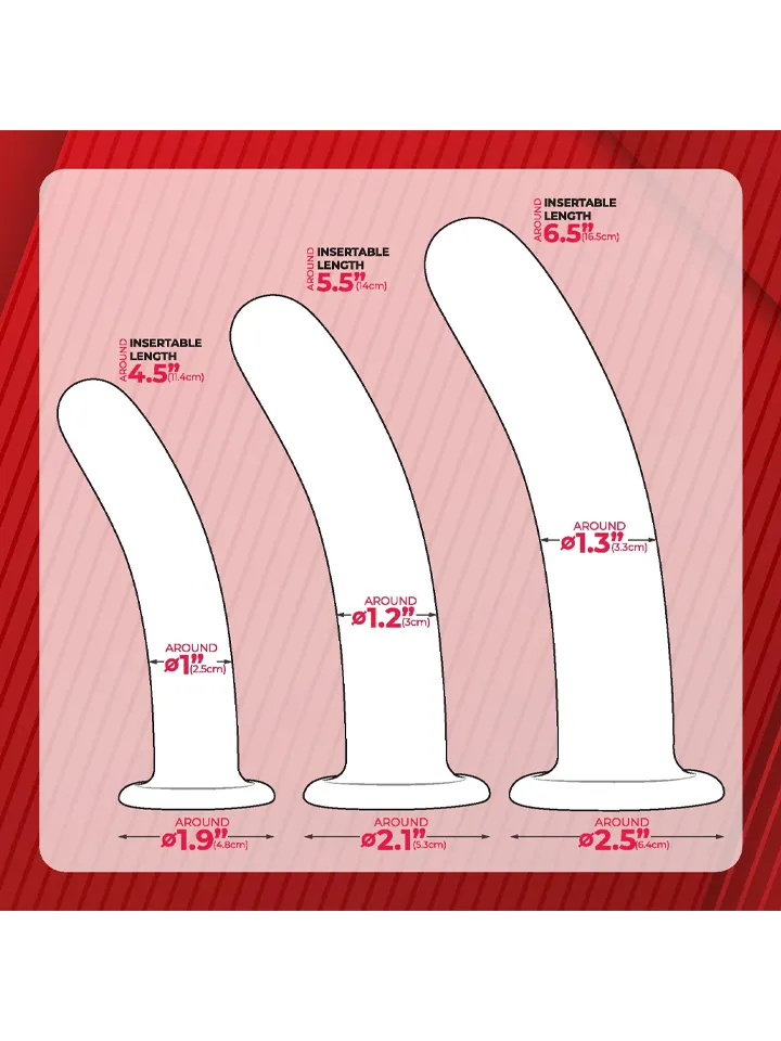 Kick Up Vaginal-Trainings-Kit Schwarz - Dilator-Set 2 [full]