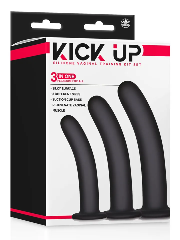 Kick Up Vaginal-Trainings-Kit Schwarz - Dilator-Set 4 [full]