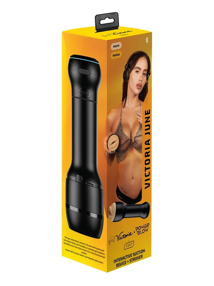 Kiiroo PowerBlow + Feel Victoria June Mouth Combo - Masturbator 1 [full]