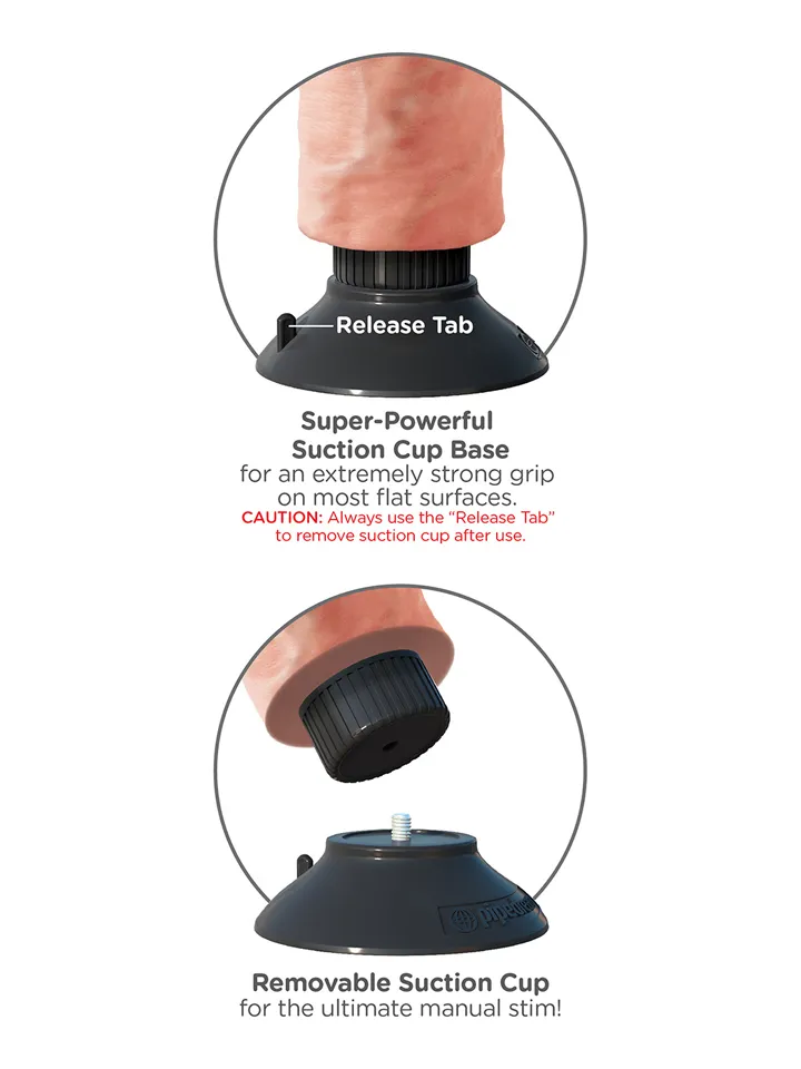 King Cock Realistic Vibrator 25,4 cm - Vibrierender Dildo 2 [full]
