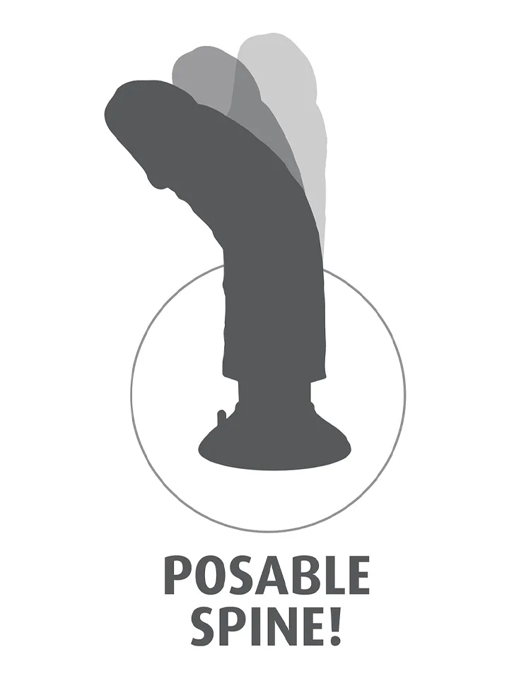 King Cock Realistic Vibrator 25,4 cm - Vibrierender Dildo 4 [full]