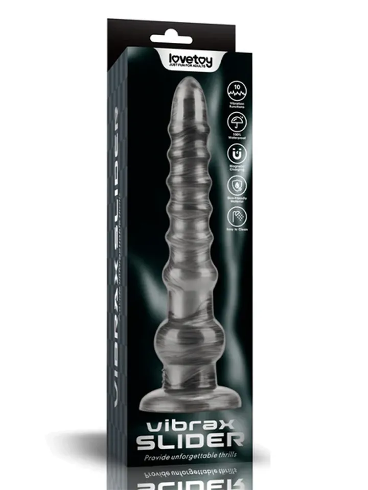 King Sized Vibrating Vibrax Slider 32,3 cm - Anal-Dildo mit Vibration 6 [full]