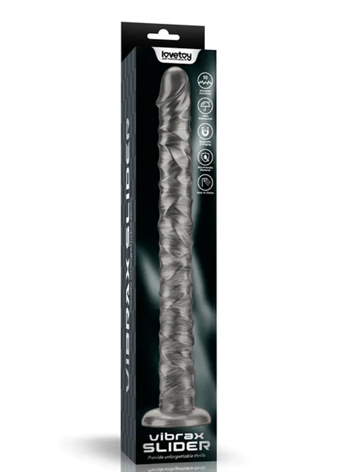King Sized Vibrating Vibrax Slider 40,8 cm - Anal-Dildo mit Vibration 4 [full]