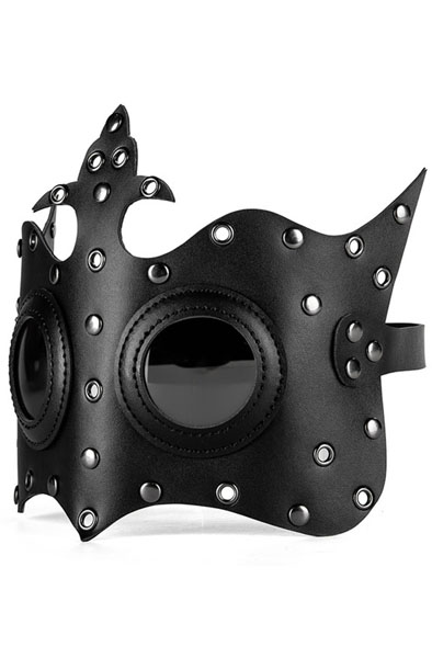 KinkHarness Royal Mask Black - BDSM Maske 4