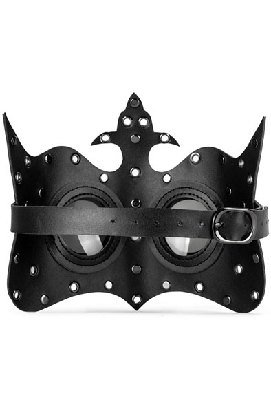 KinkHarness Royal Mask Black - BDSM Maske 5