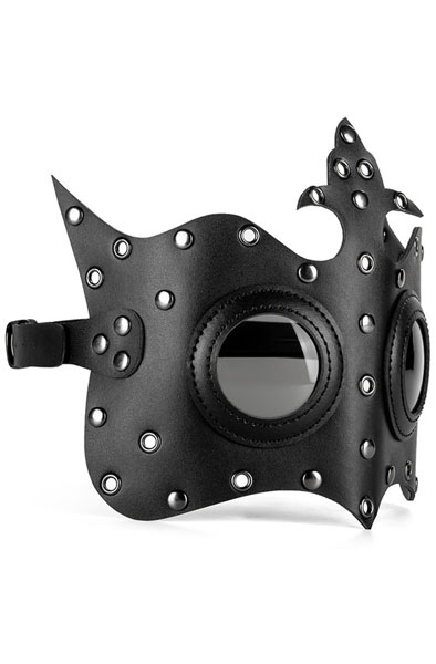 KinkHarness Royal Mask Black - BDSM Maske 6