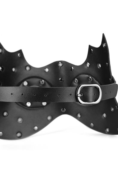 KinkHarness Royal Mask Black - BDSM Maske 7