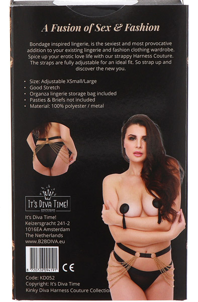 Kinky Diva Luxus-Kettengürtel - Bondage Halsband 4