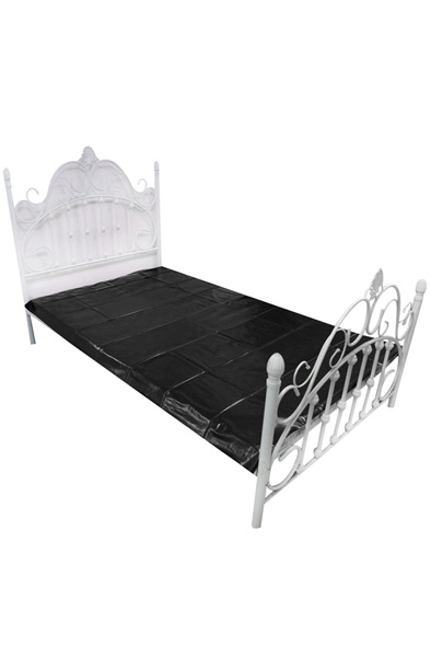 Kiotos Bed Sheet Cover – extra dünn in Schwarz (220 x 130 cm) - Sex-Bettwäsche 4