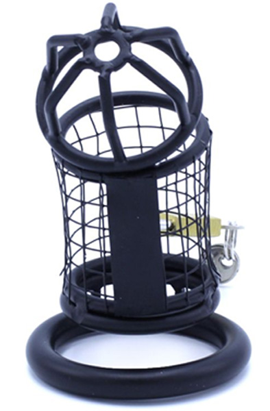 Kiotos Chastity Cage Squares Black 45 mm - Keuschheitskäfig 3