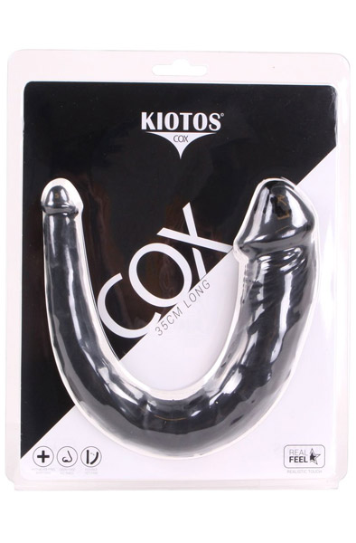 Kiotos COX 028 Schwarz 35cm - Doppel-Dildo 2