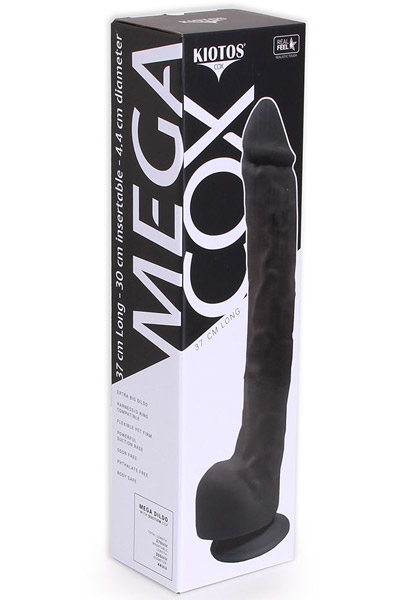 Kiotos Cox MEGA Schwarz 37cm - XL Dildo 3
