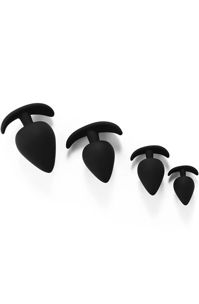 Kiotos Silicone Anchor Anal Plug Set 4-pack - Analplug Set 2