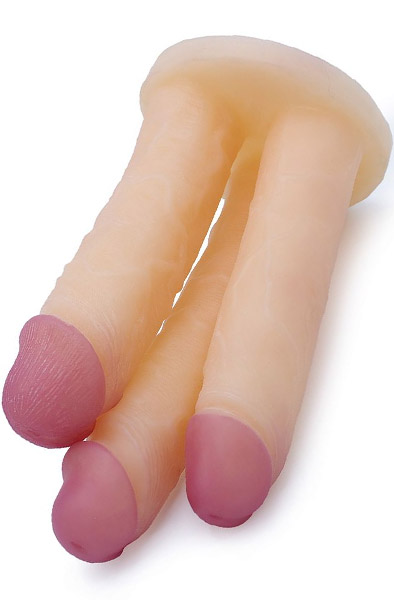Kiotos Triple Cox Flesh 23,5 cm - Dildo 2