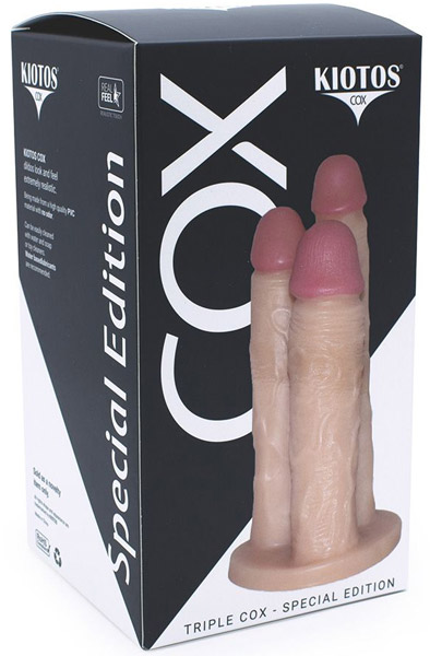 Kiotos Triple Cox Flesh 23,5 cm - Dildo 3
