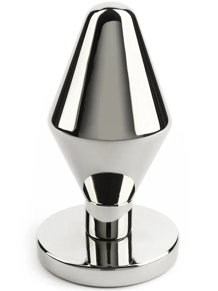 Klassischer Butt Plug (Medium) - Analplug aus Metall 1