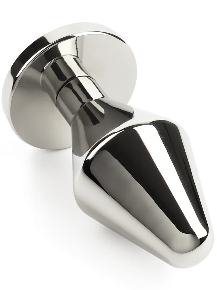 Klassischer Butt Plug (Medium) - Analplug aus Metall 2