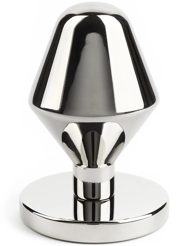 Klassischer Butt Plug Small - Analplug aus Metall 1