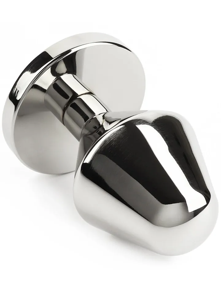 Klassischer Butt Plug Small - Analplug aus Metall 2