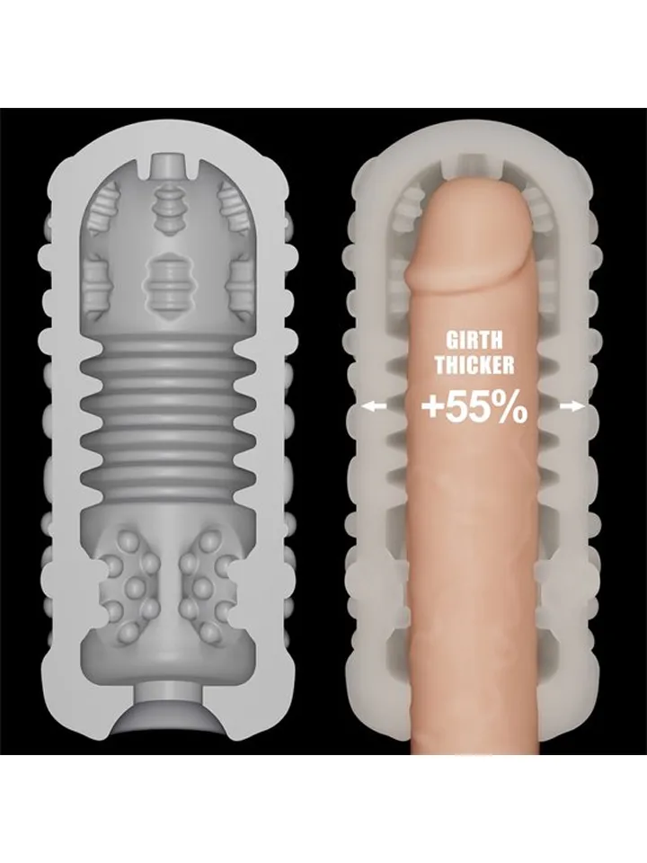 Knights Ring Vibrating Dual Purpose Sleeve-Drip - Vibrierender Penisverlängerer 5 [full]