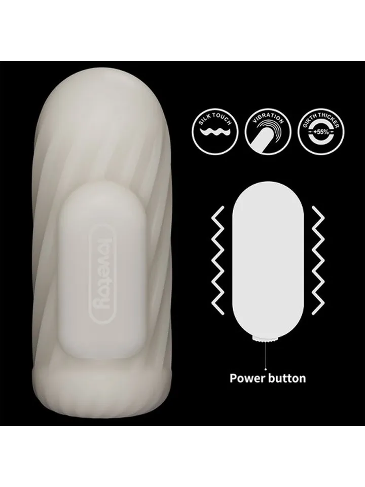 Knights Ring Vibrating Dual Purpose Sleeve-Spiral - Vibrierender Penisverlängerer 3 [full]