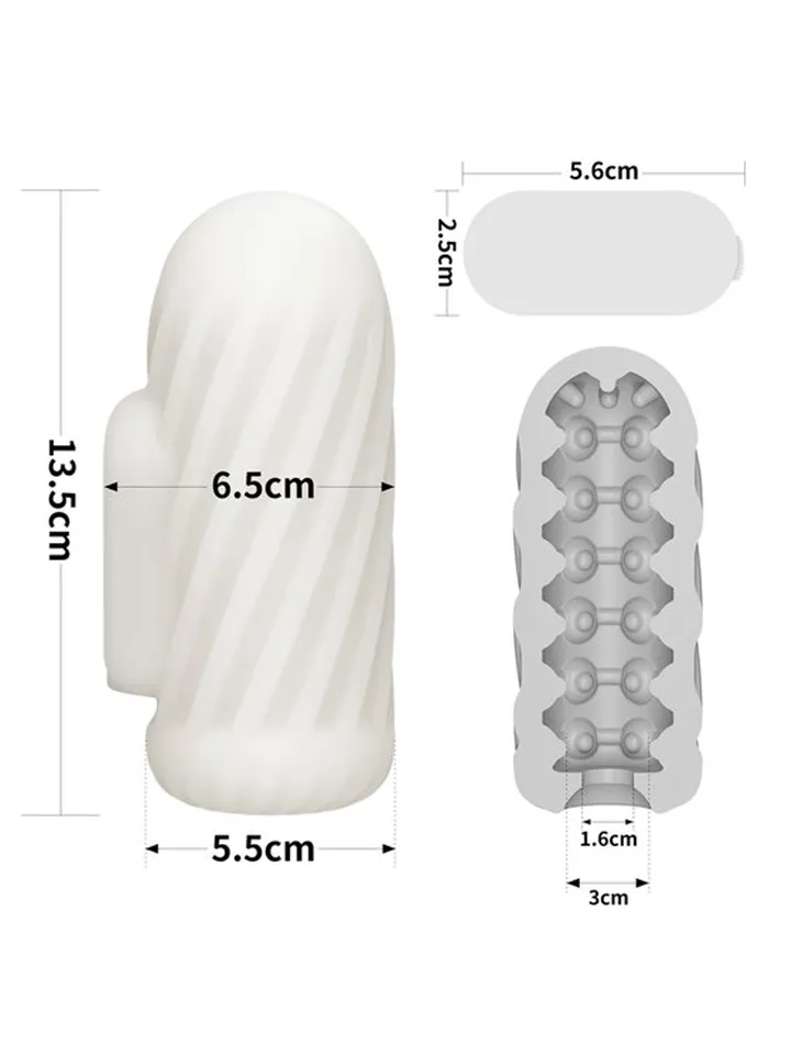 Knights Ring Vibrating Dual Purpose Sleeve-Spiral - Vibrierender Penisverlängerer 6 [full]