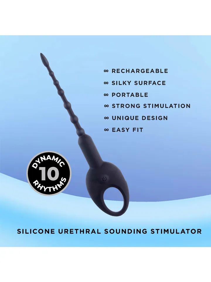 Knot-Knot Silikon-Harnröhrenstimulator - Vibrierender Dilator 2 [full]