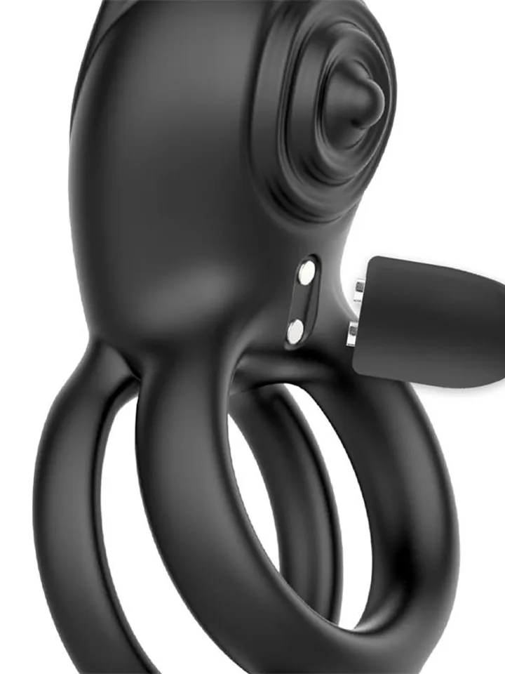 Konny Vibrating Rabbit Double Cockring - Penisring für den Mann 4 [full]