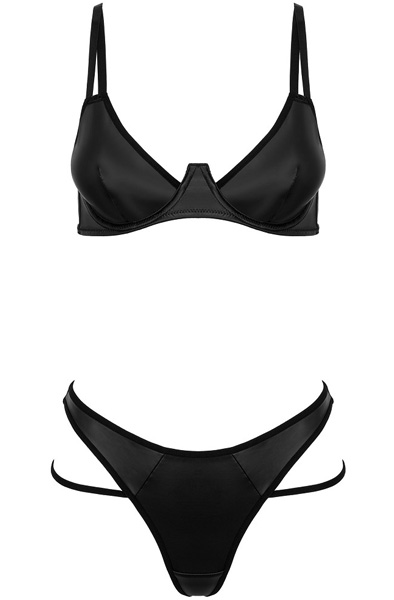 Kotek Blackelia 2-teiliges Set Schwarz - Unterwäschen Set 3