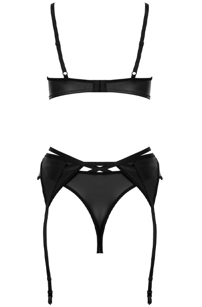 Kotek Blackelia 3-teiliges Set Schwarz - Unterwäschen Set 4