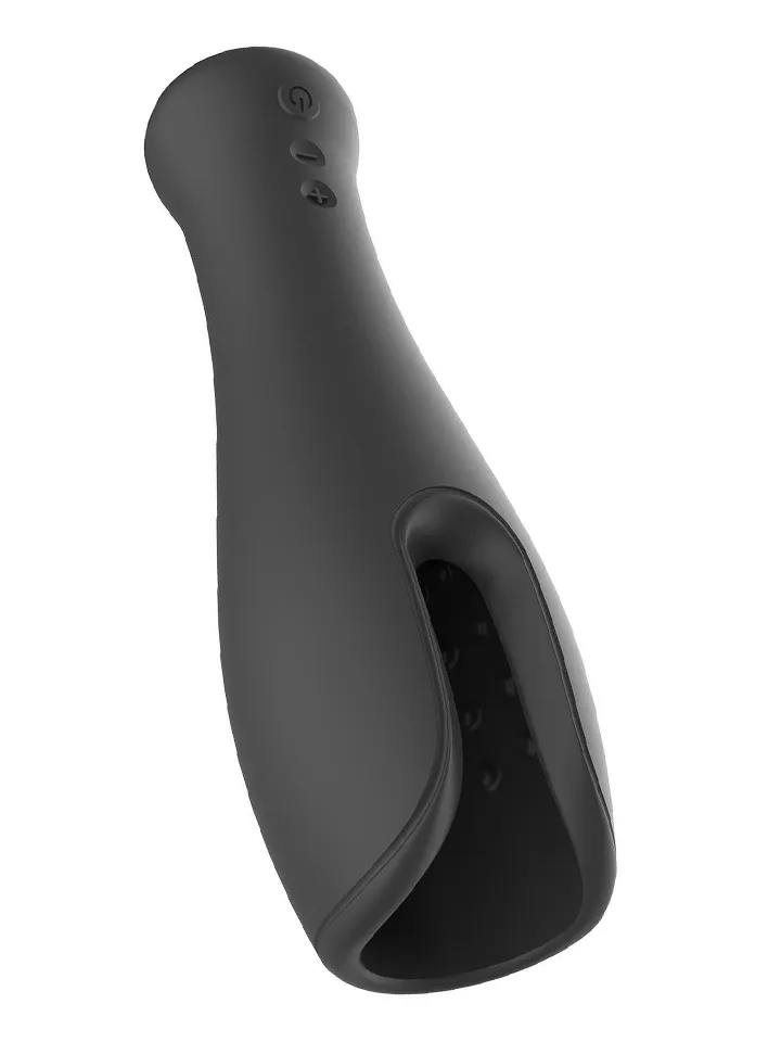 Kraftvoller, flexibler Head-Stimulator Schwarz - Vibrations-Masturbator 2