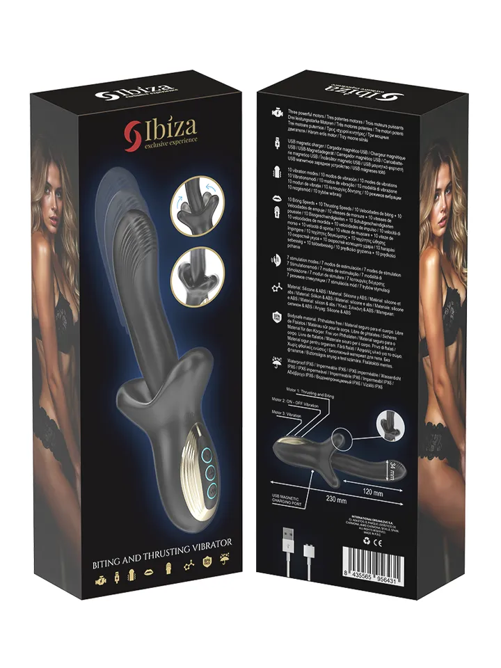 Kraftvoller Vibrator mit Stoß- und Beiß-Effekt - Rabbit-Vibratoren 5 [full]