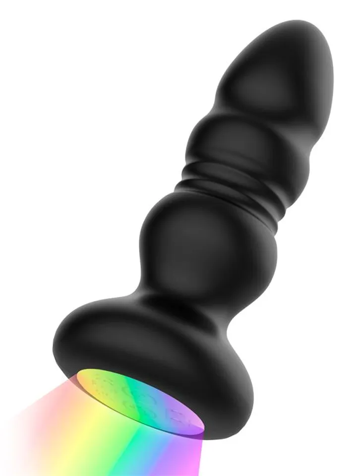 Krax Butt Plug With Vibration, Thrusting & Led Light - Vibrierender Analplug 2 [full]