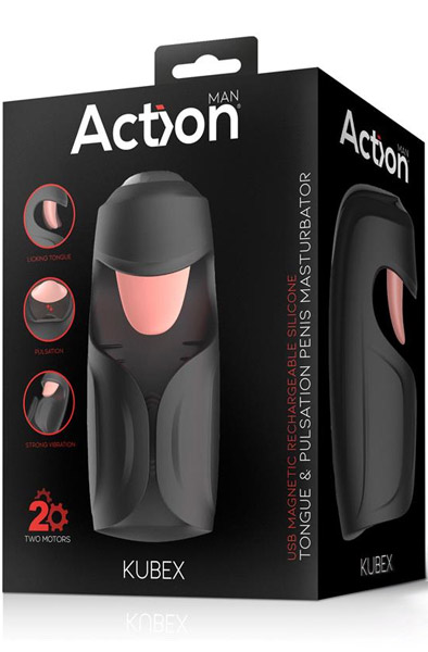 Kubex Masturbator With Licking Tongue, Pulsation & Vibration - Masturbator 7