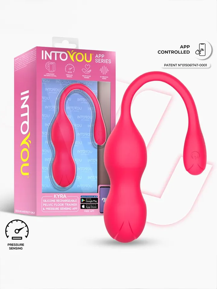 Kyra Pelvic Floor Trainer Pressure Sensing App - App-gesteuerte Vibratoren 6 [full]
