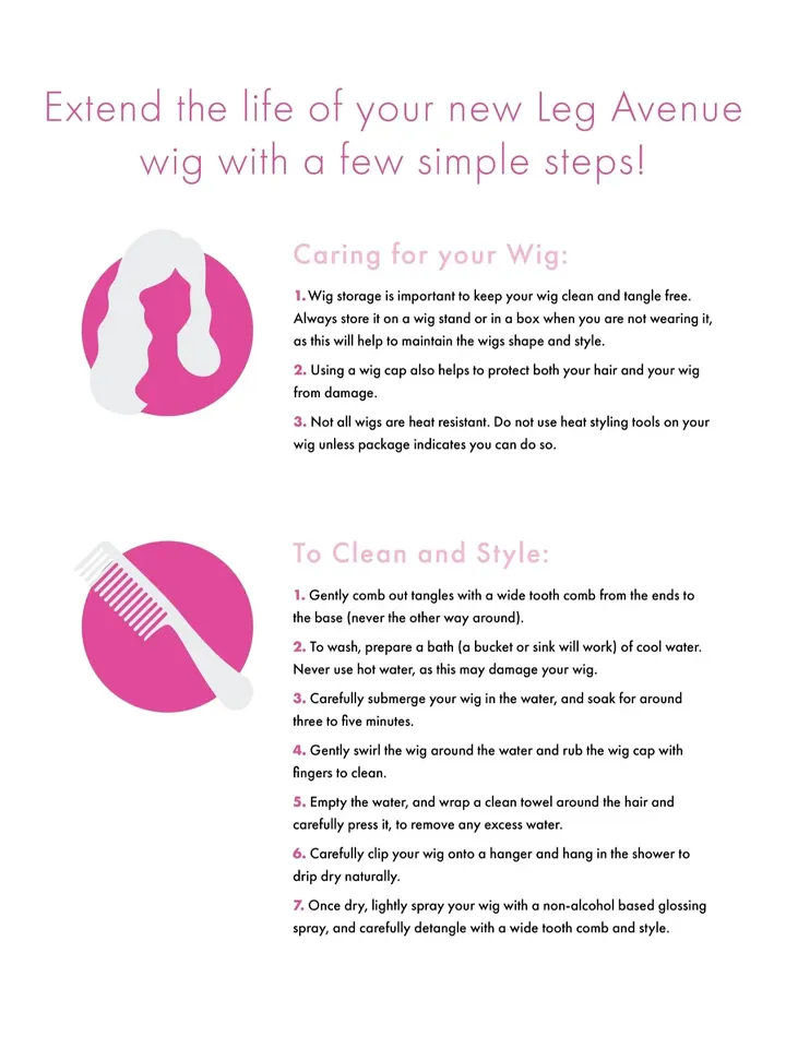 Leg Avenue Bangin Long Straight Wig Blonde - Blonde Perücke 3 [full]