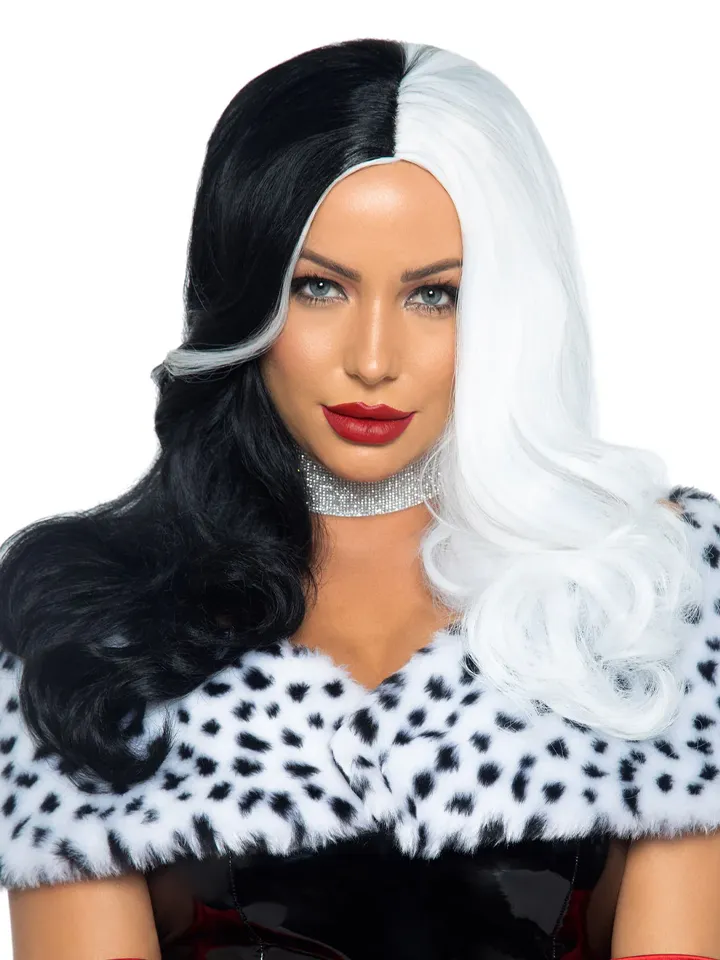 Leg Avenue Cruella Wig Black/White - Perücke 1 [full]