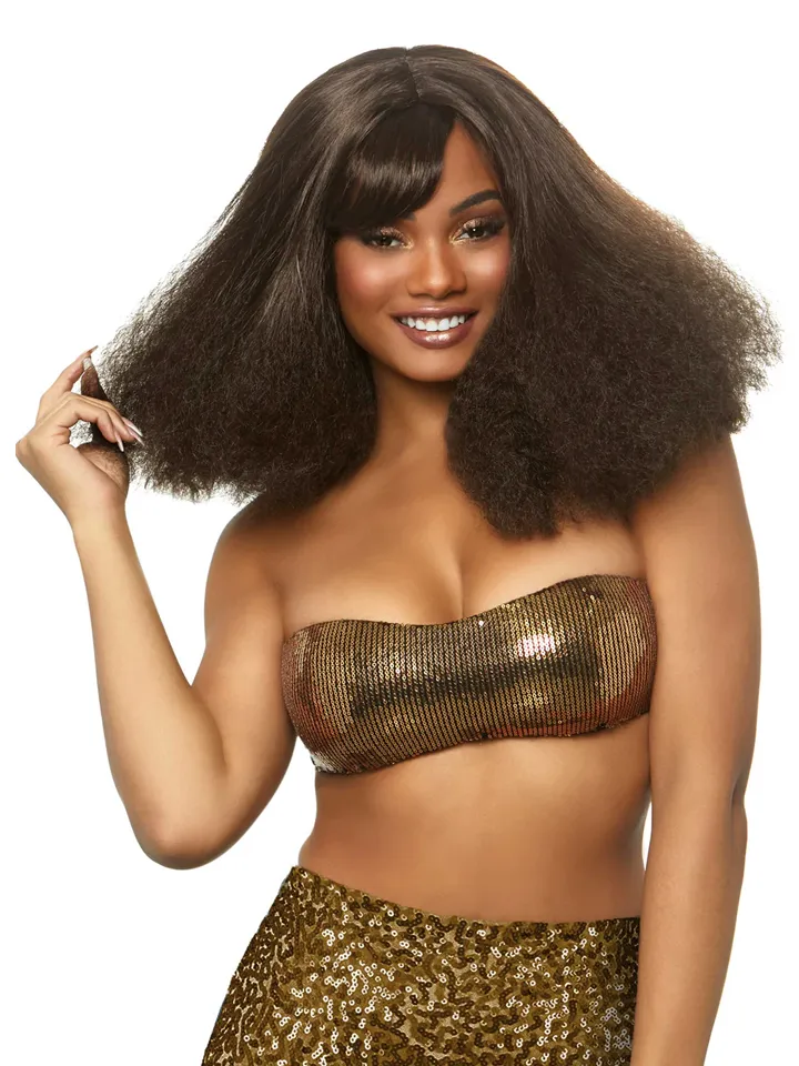 Leg Avenue Diva Disco Wig Brown - Perücke 1 [full]