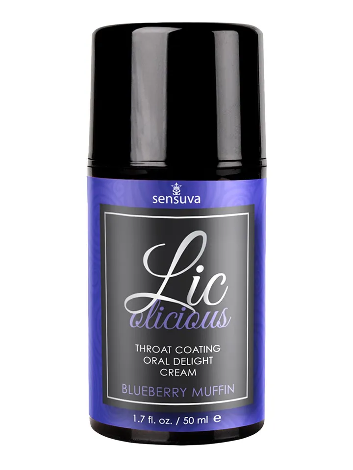 Lic-o-Licious Blueberry Muffin Oral Cream 50 ml - Essbar und für Oralsex geeignet 1 [full]