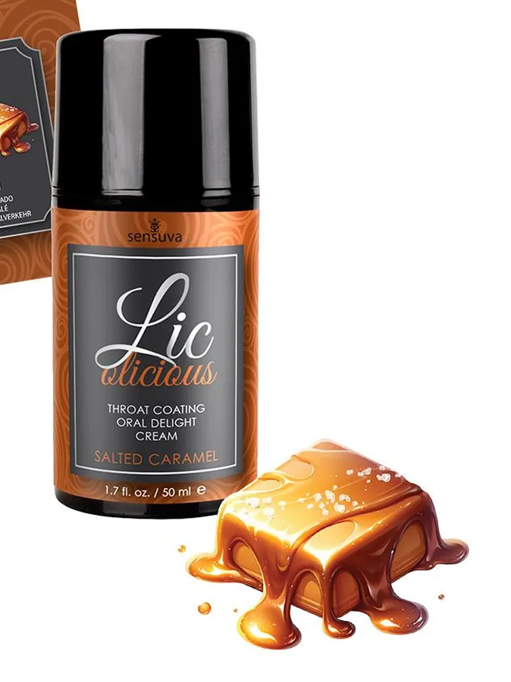Lic-o-Licious Salted Caramel Oral Cream 50 ml - Essbar und für Oralsex geeignet 2 [full]