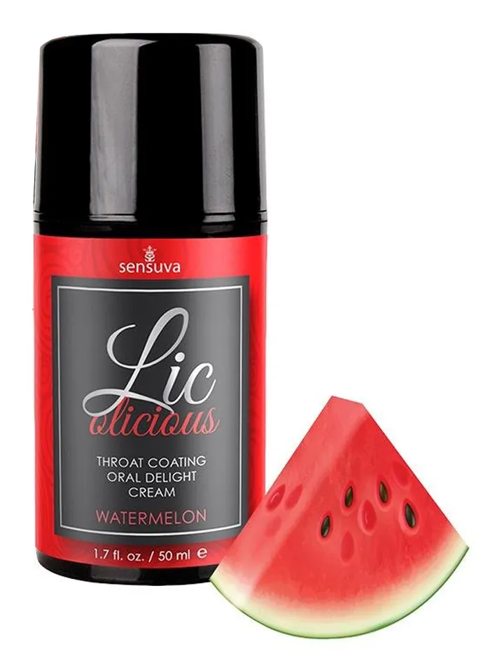 Lic-o-Licious Watermelon Oral Cream 50 ml - Essbar und für Oralsex geeignet 2 [full]