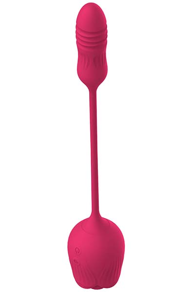Licking Rose + Thrusting Dildo - Klitoris-Stimulator 4