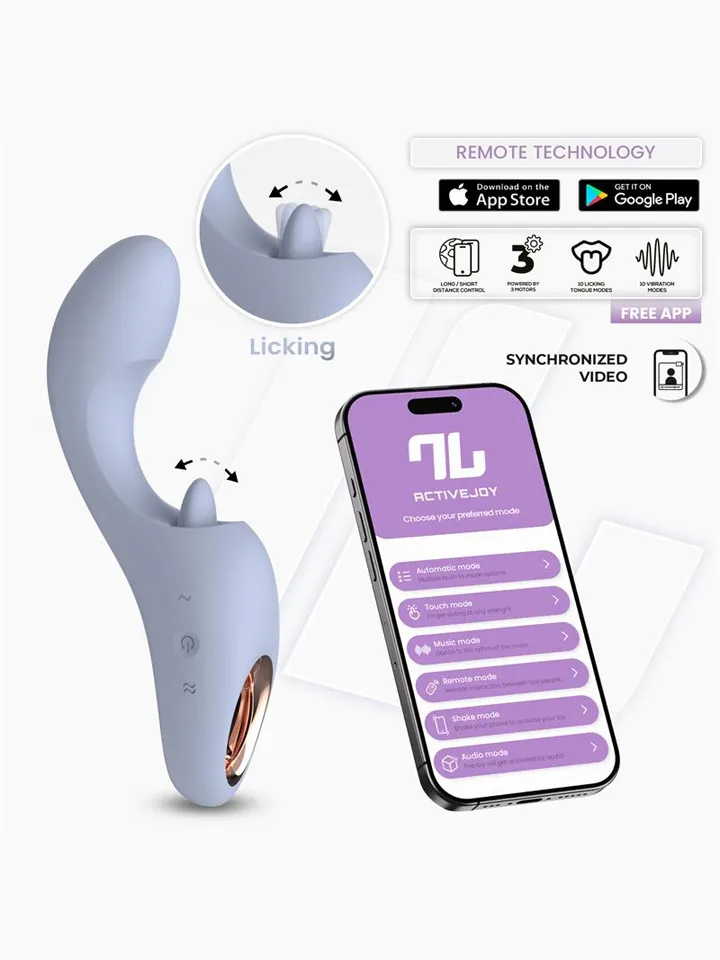 Licky Licking Tongue Vibrator With App - App-gesteuerter Vibrator 1 [full]