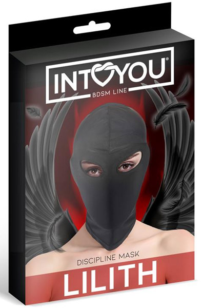 Lilith Inkognito Maske Schwarz - BDSM Maske 2