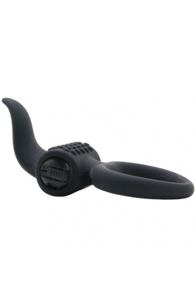 Lingus Vibrating Cock Ring Black - Vibrierender Penisring 2