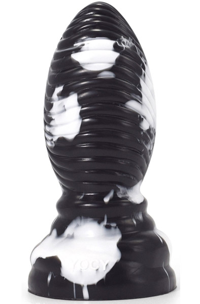Linox Plug Schwarz-Weiß 20 cm - Extra dicker Analplug 2