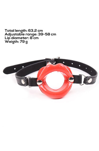 Lip Gag Mouth Shape Adjustable 39-58 cm - Knebel 8